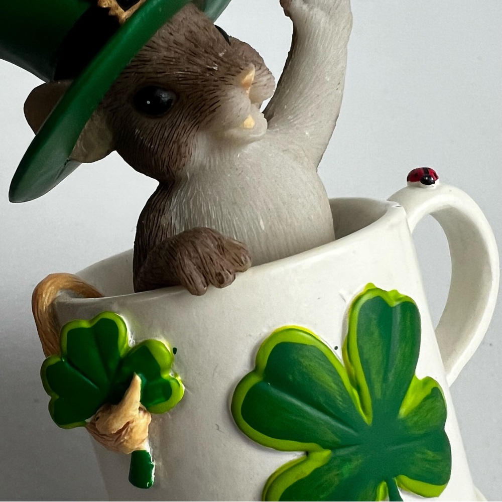 Charming Tails "You're One Lucky Mug" - Enesco - St. Patrick's Day